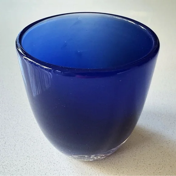Smoky Blue Glassybaby - Picture 3 of 11